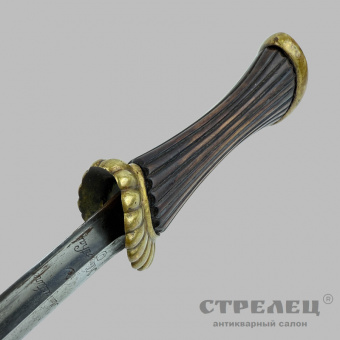 фото — кинжал гвардейских мамелюков, образца 1802 года. франция